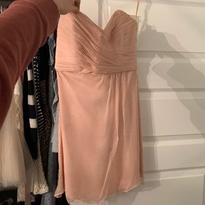Amsale blush dress